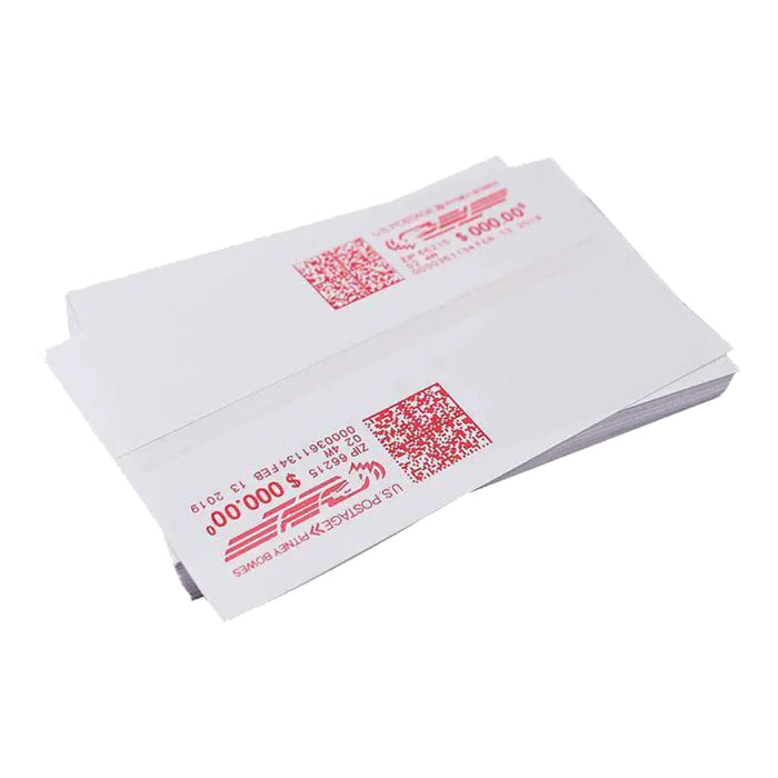Double-Sided Postage Meter Tape Sheets - Universal Use