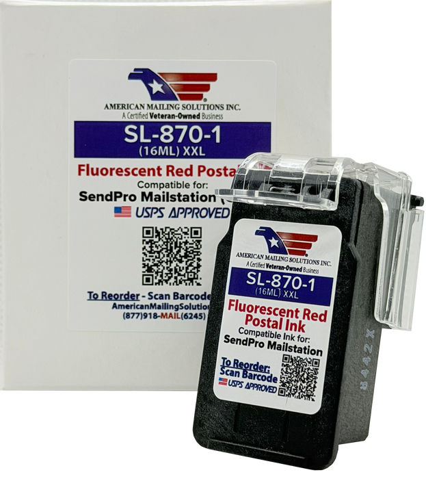 Pitney Bowes SL-870-1 Ink Cartridge for SendPro Mailstation (CSD1)