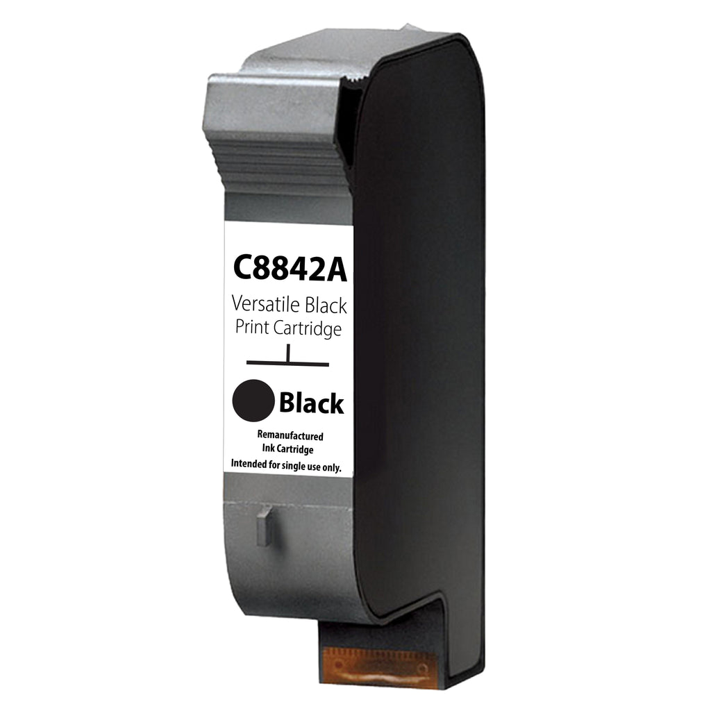 Affordable Remanufactured C8842A Versatile Black Ink Cartridge