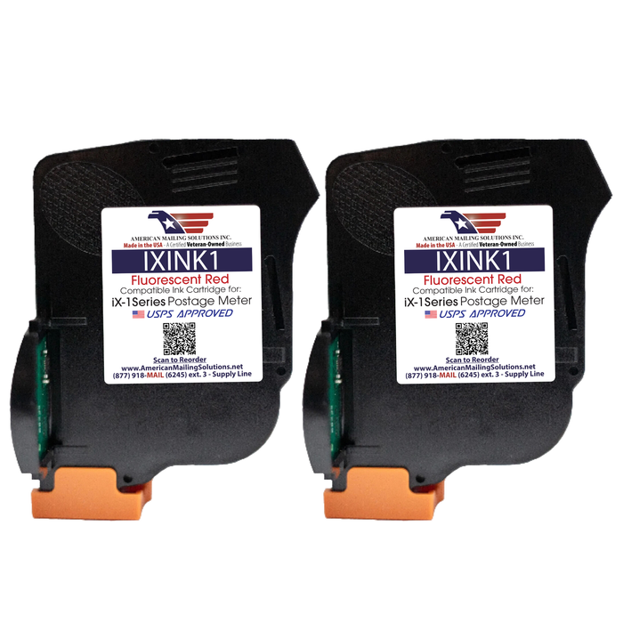 Quadient IXINK1 Ink Cartridge for the iX-1 Series (2-PACK SPECIAL)