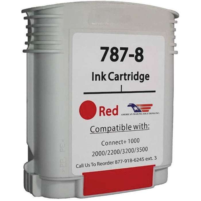 Pitney Bowes - 787-8 Red Ink Cartridge